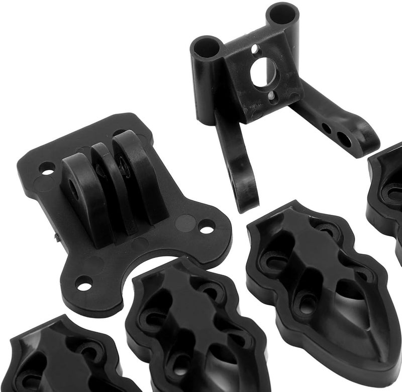 EVTSCAN RC FPV Quadcopter Motor Base Camera Antenna Mounting Kit Lightweight and Durable for Drone Frame 3D Printed (Black) - Image 2